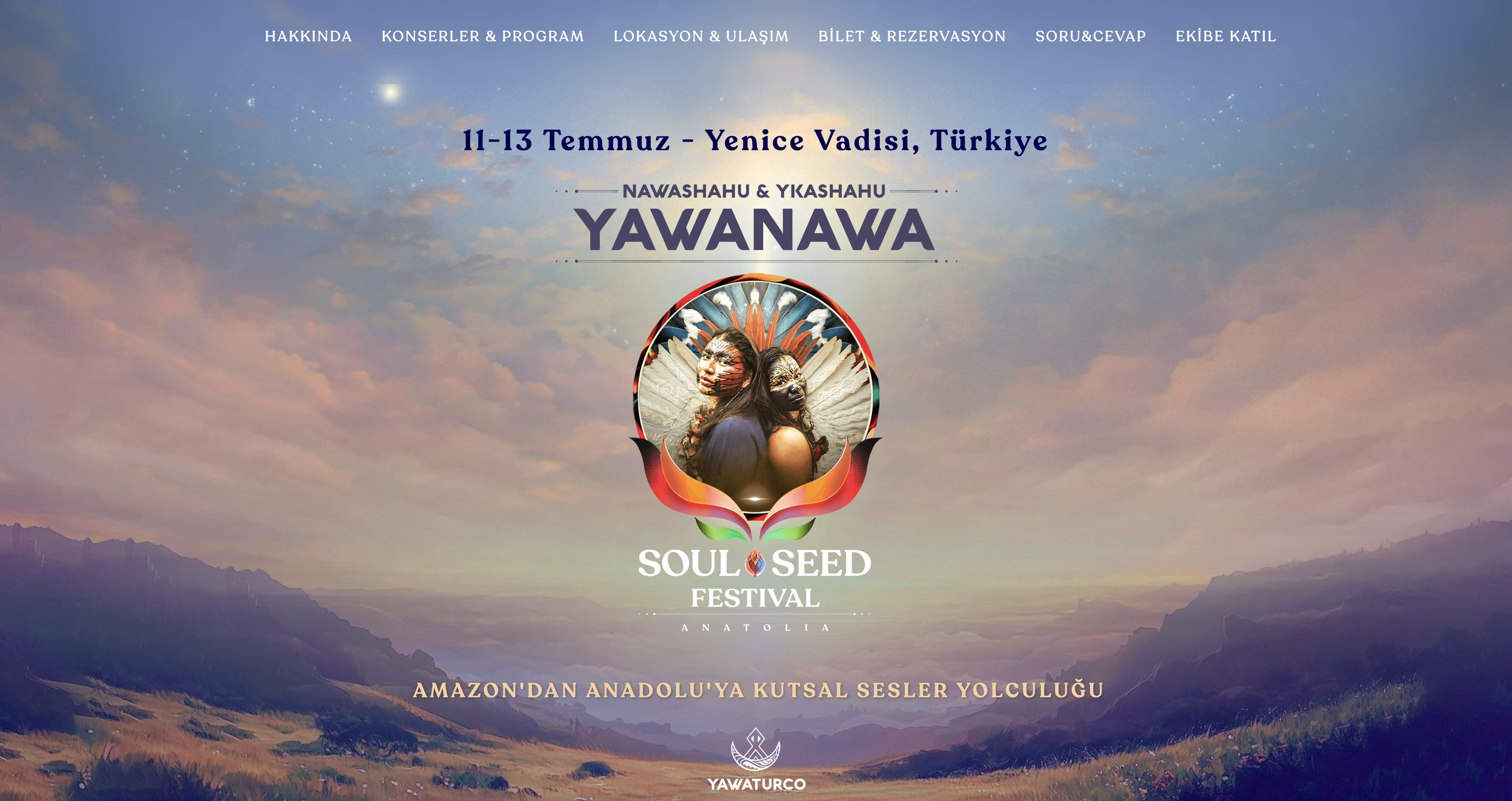 SoulSeed Festival website screenshot